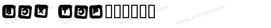 Box Top字体转换